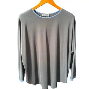 Chopin Navy Blue Large Blouse Made in Italy